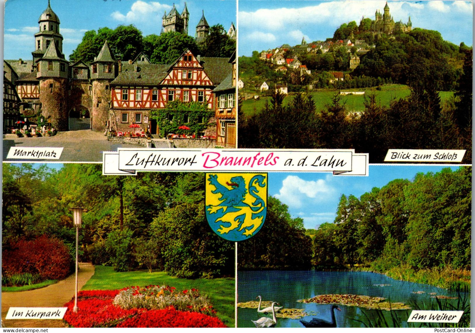 51786 - Deutschland - Braunfels , An Der Lahn , Mehrbildkarte - Gelaufen 1973 - Wetzlar