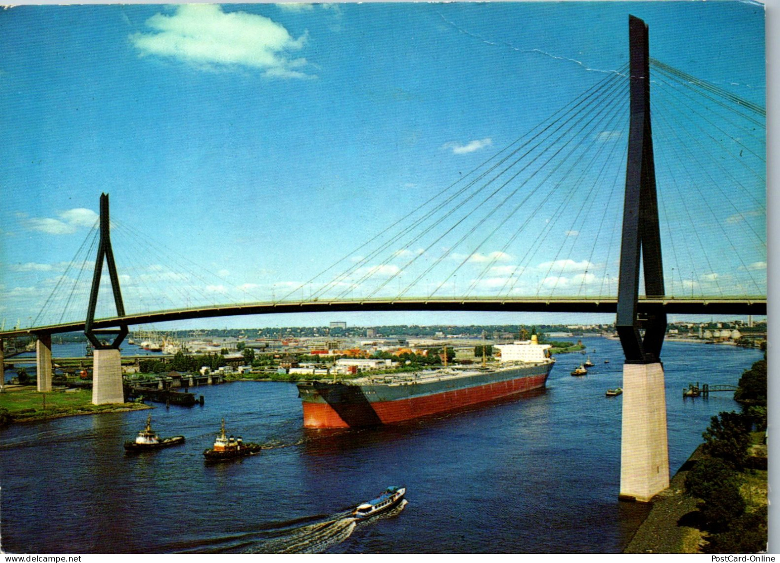 51770 - Deutschland - Hamburg , Köhlbrandhochbrücke - Gelaufen 1982 - Otros & Sin Clasificación