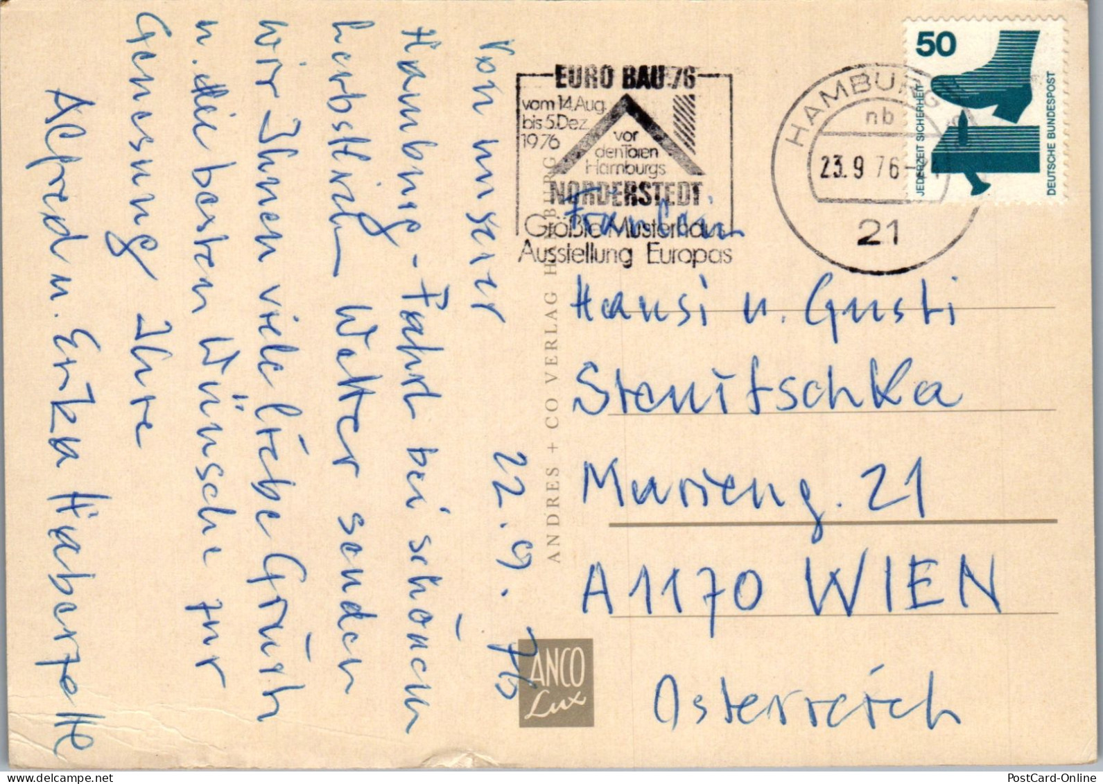 51764 - Deutschland - Hamburg , Mehrbildkarte - Gelaufen 1976 - Autres & Non Classés