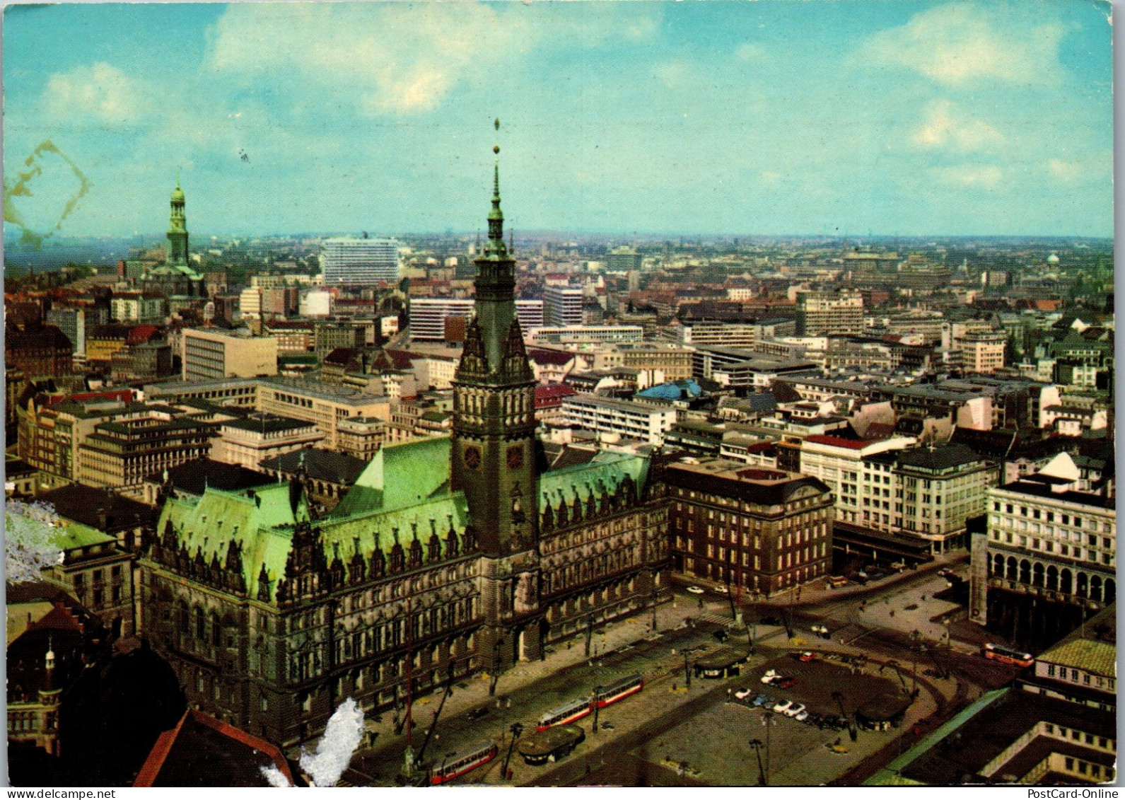 51762 - Deutschland - Hamburg , Rathaus Und Innenstadt - Gelaufen 1974 - Other & Unclassified