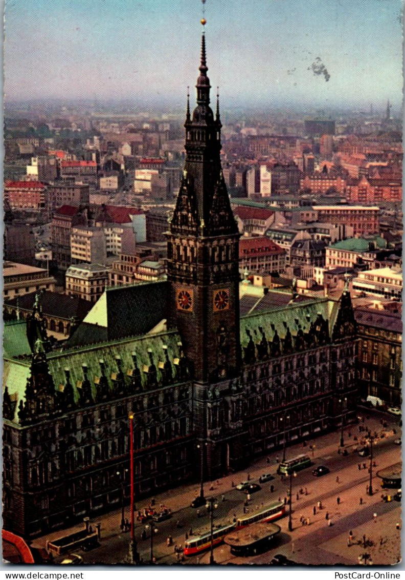 51758 - Deutschland - Hamburg , Rathaus - Gelaufen 1961 - Autres & Non Classés