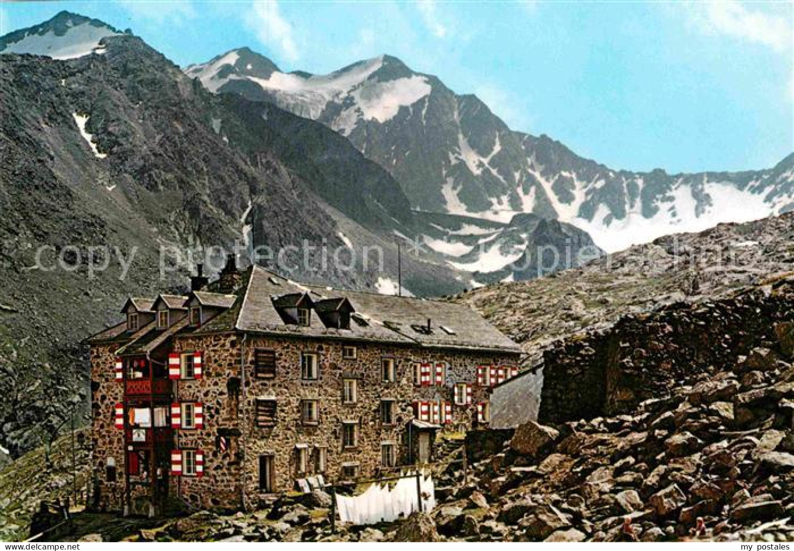 72891101 Nuernbergerhuette Mit Feuerstein Und Stubaier Alpen Nuernbergerhuette - Andere & Zonder Classificatie