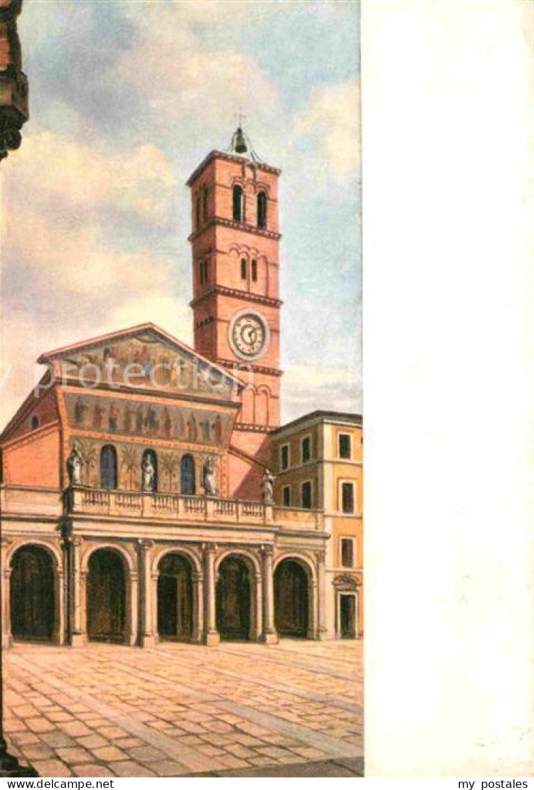 72891060 Roma Rom Il Campanile Di S Maria In Trastevere  - Autres & Non Classés