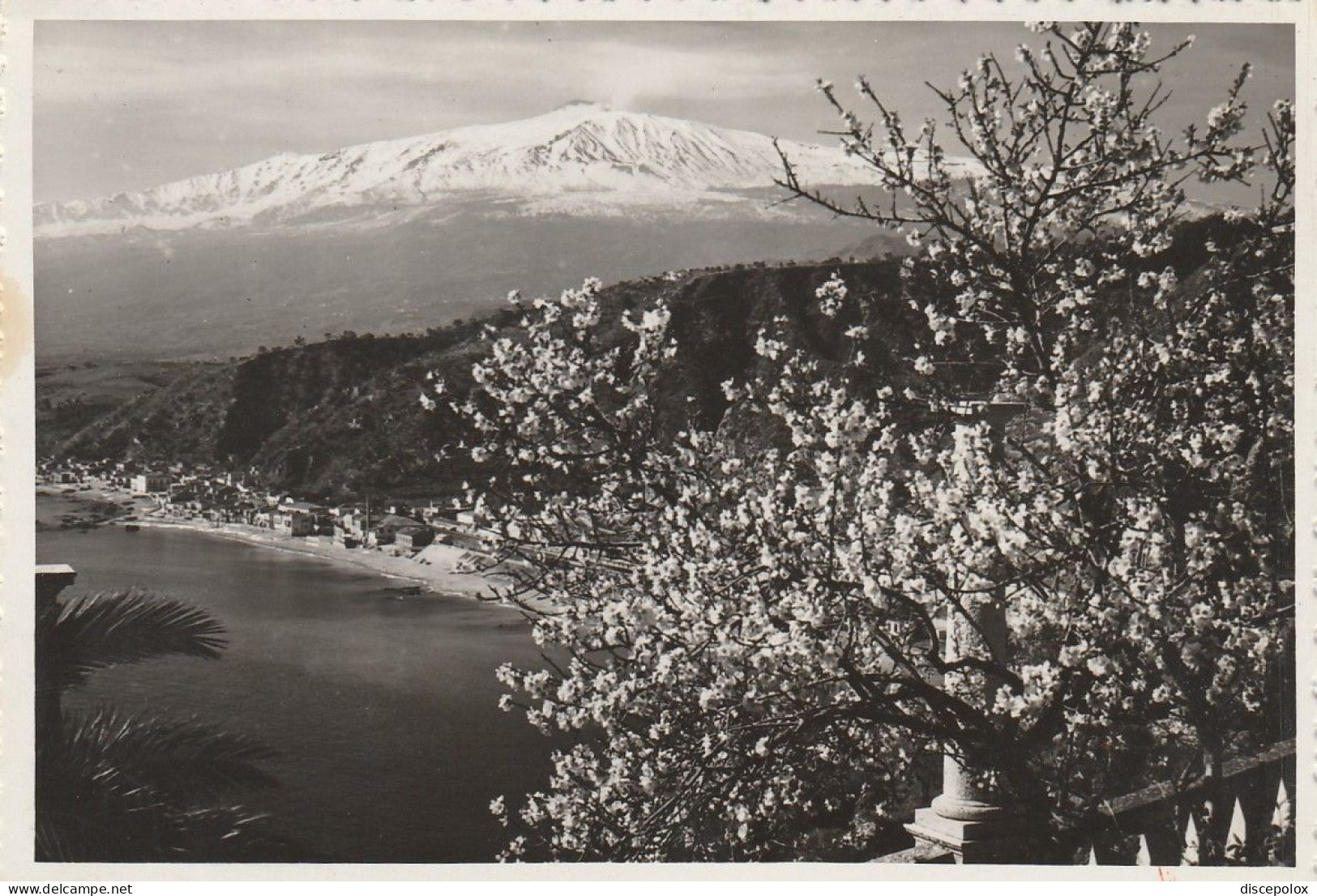 AD353 Taormina (Messina) - Fioritura Dei Mandorli - Panorama Con L'Etna / Non Viaggiata - Andere & Zonder Classificatie