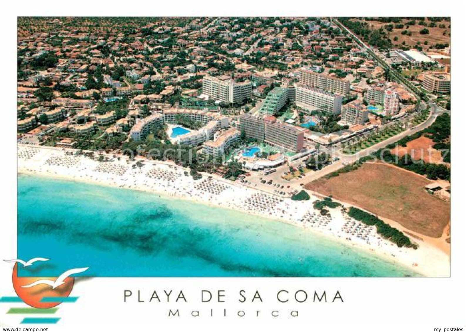 72890865 Playa De Sa Coma Fliegeraufnahme Sa Coma Mallorca - Otros & Sin Clasificación