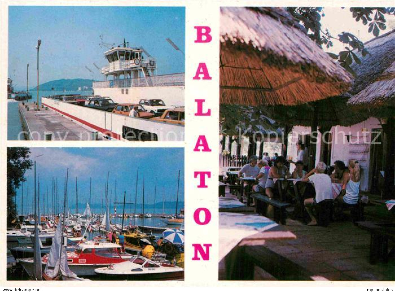 72890815 Balaton Plattensee Faehre Hafen Restaurant Budapest - Hungary