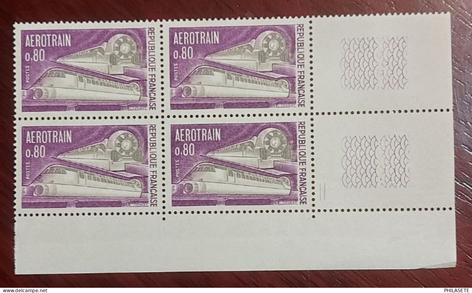 France Bloc De 4 Timbres Neuf** YV N° 1631 Aerotrain - Neufs