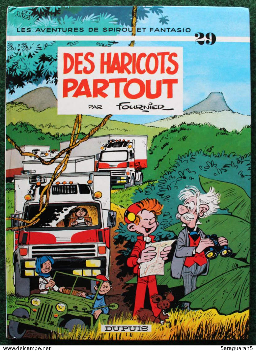 BD SPIROU - 29 - Des Haricots Partout - Rééd. 1993 - Spirou Et Fantasio