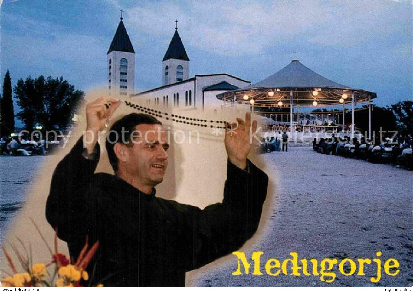 72890680 Medugorje Teilansicht Kirche Medugorje - Serbien