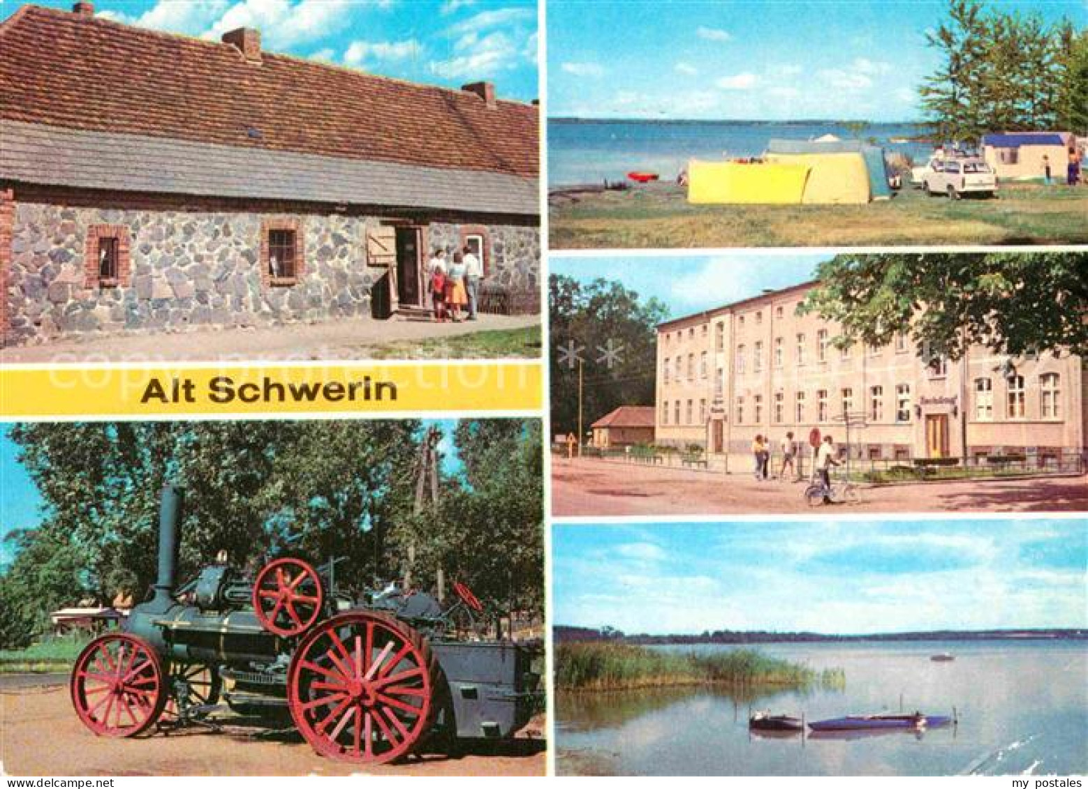 72890610 Alt Schwerin Agrarhistorisches Museum Katenwohnung Alte Lok Campingplat - Andere & Zonder Classificatie