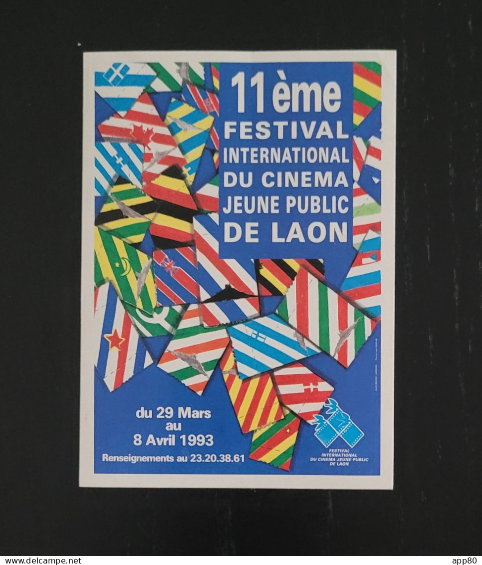 Autocollant Vintage 11ème Festival International De Cinéma Jeune Public De Laon 1993 - Aufkleber