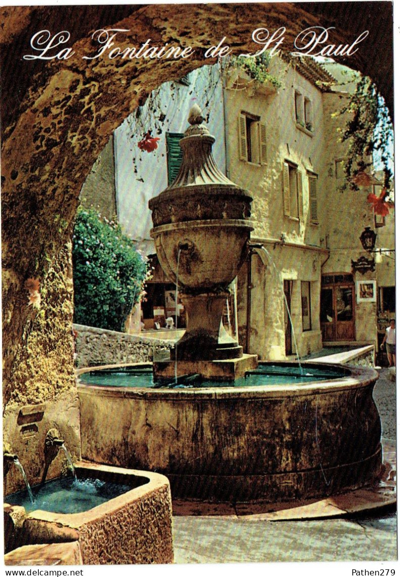 CPM FRANCE 06 ALPES-MARITIMES SAINT-PAUL-DE-VENCE - La Fontaine Provençale - Saint-Paul