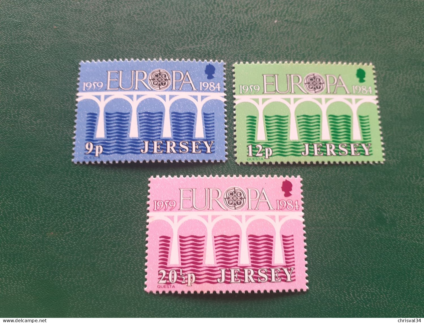 TIMBRES   JERSEY  ANNEE  1984    N  314  A  316     NEUFS  LUXE** - Jersey