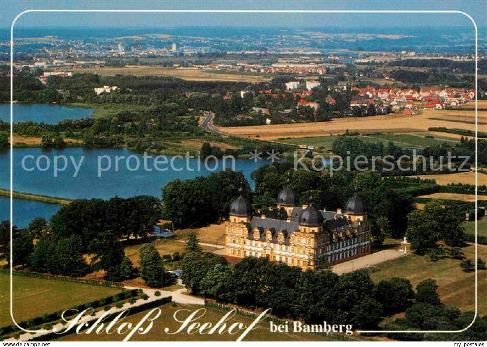 72890301 Bamberg Fliegeraufnahme Schloss Seehof Bamberg - Bamberg