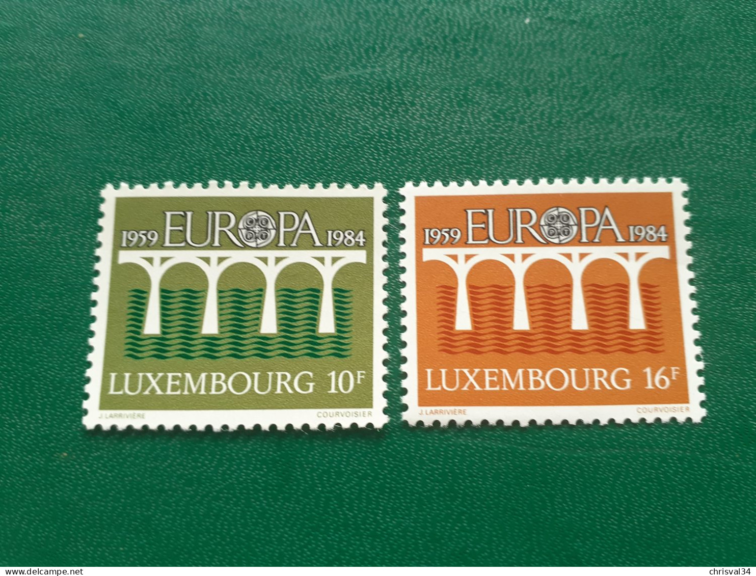 TIMBRES   LUXEMBOURG  ANNEE  1984    N  1048  /  1049     NEUFS  LUXE** - Neufs