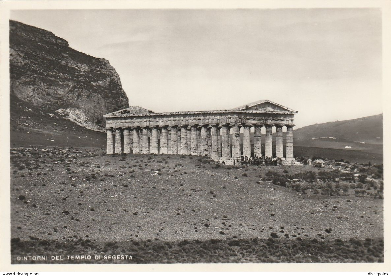 AD356 Calatafimi (Trapani) - Segesta - Il Tempio - Archéologie, Archeologia, Archeology / Viaggiata 1956 - Sonstige & Ohne Zuordnung