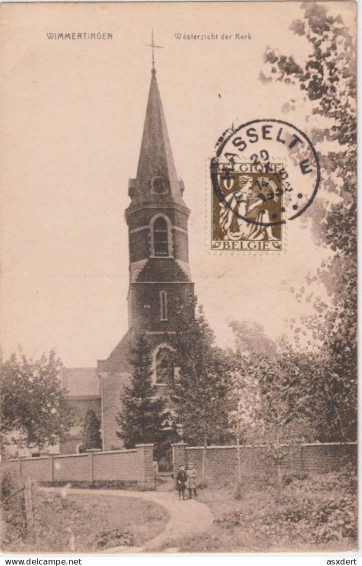 Hasselt - Wimmertingen - Westerzicht Der Kerk  1932 - Hasselt