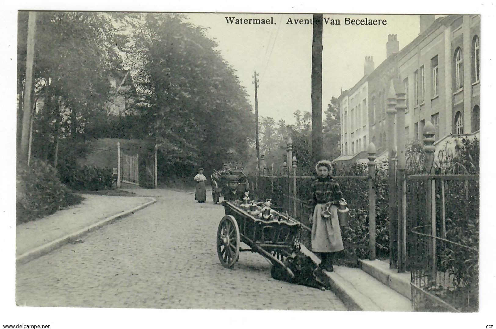 Watermael-Boitsfort Watermael  Bruxelles   Avenue Van Becelaere   Jeune Laitière Jonge Melkvrouw Attelage Chien - Watermaal-Bosvoorde - Watermael-Boitsfort