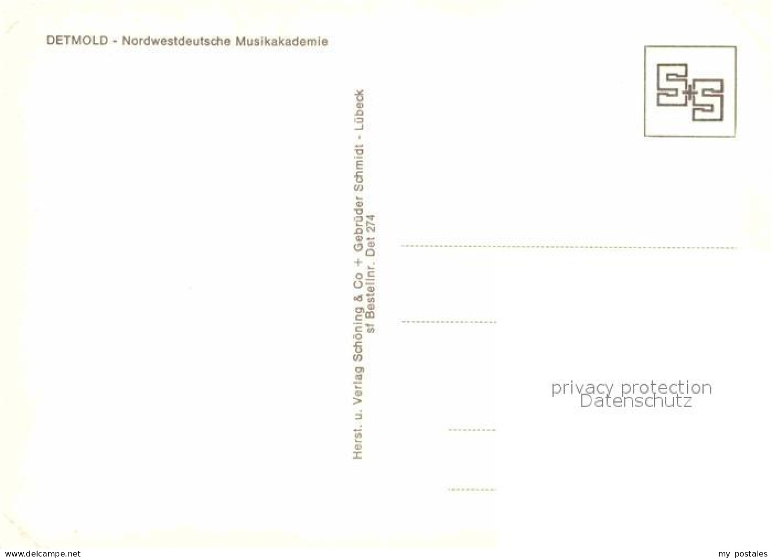 72889906 Detmold Nordwestdeutsche Musikakademie Detmold - Detmold