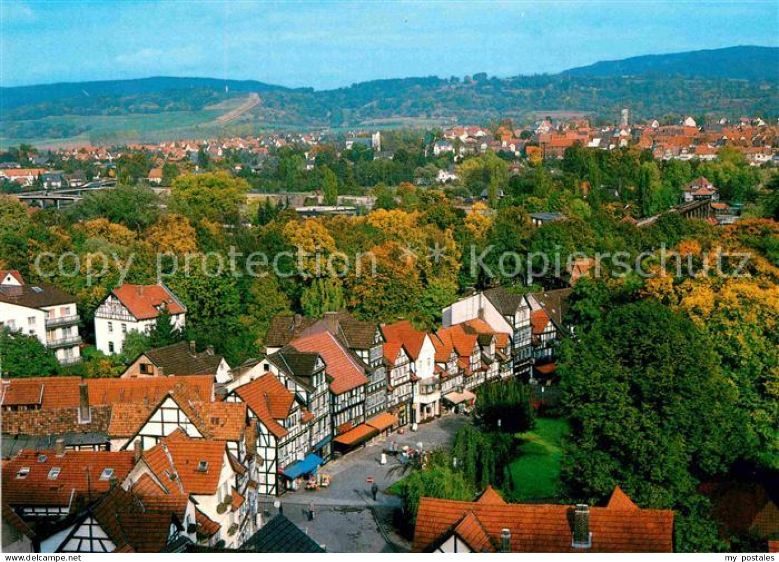 72889875 Bad Sooden-Allendorf Weinreihe Fachwerkhaeuser Blick Auf Allendorf Bad  - Bad Sooden-Allendorf