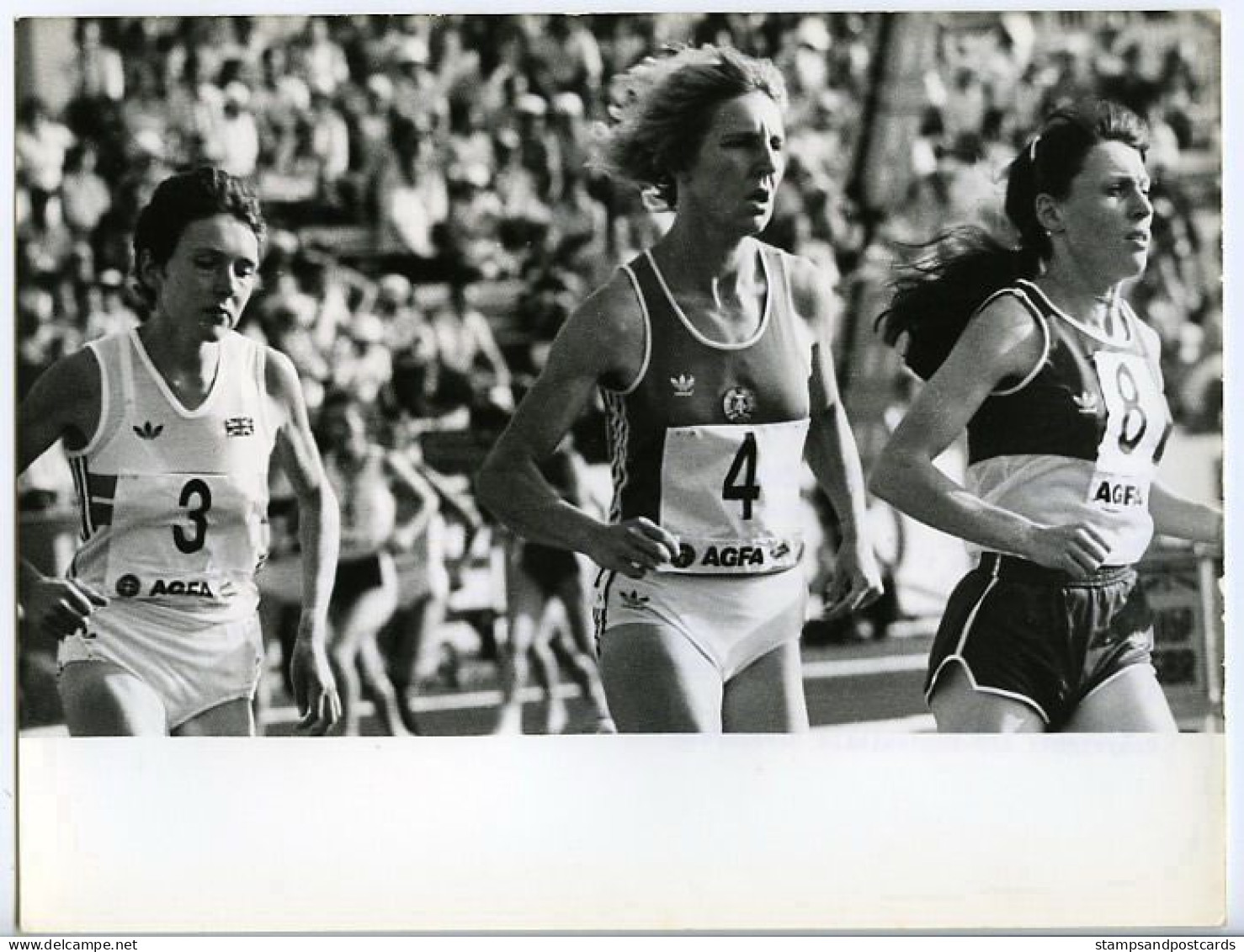 European Cup Athletics Final Berlin Germany DDR 1985 Athletisme Allemagne Press Photo - Sporten