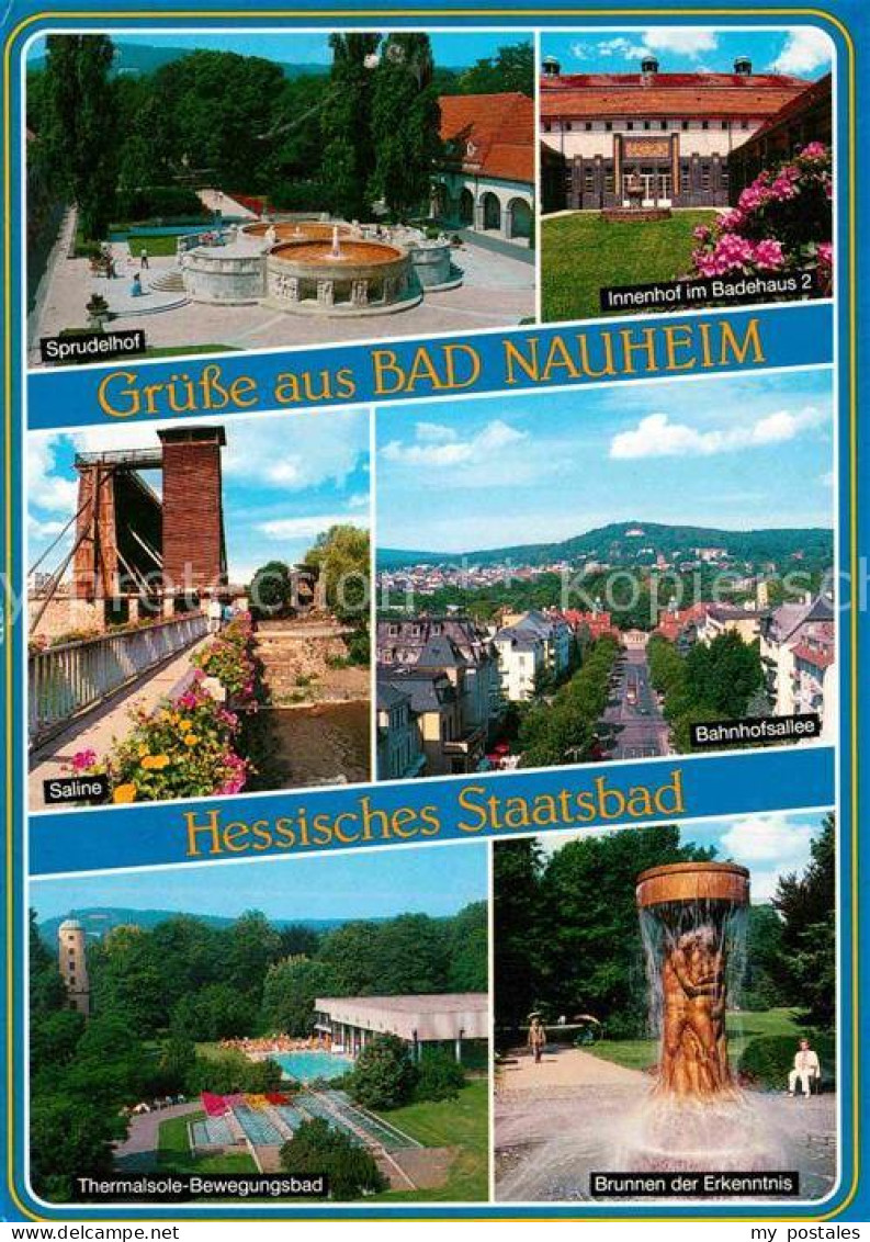 72889843 Bad Nauheim Sprudelhof Badehaus Saline Bahnhofsallee Thermalsolebad Bru - Bad Nauheim