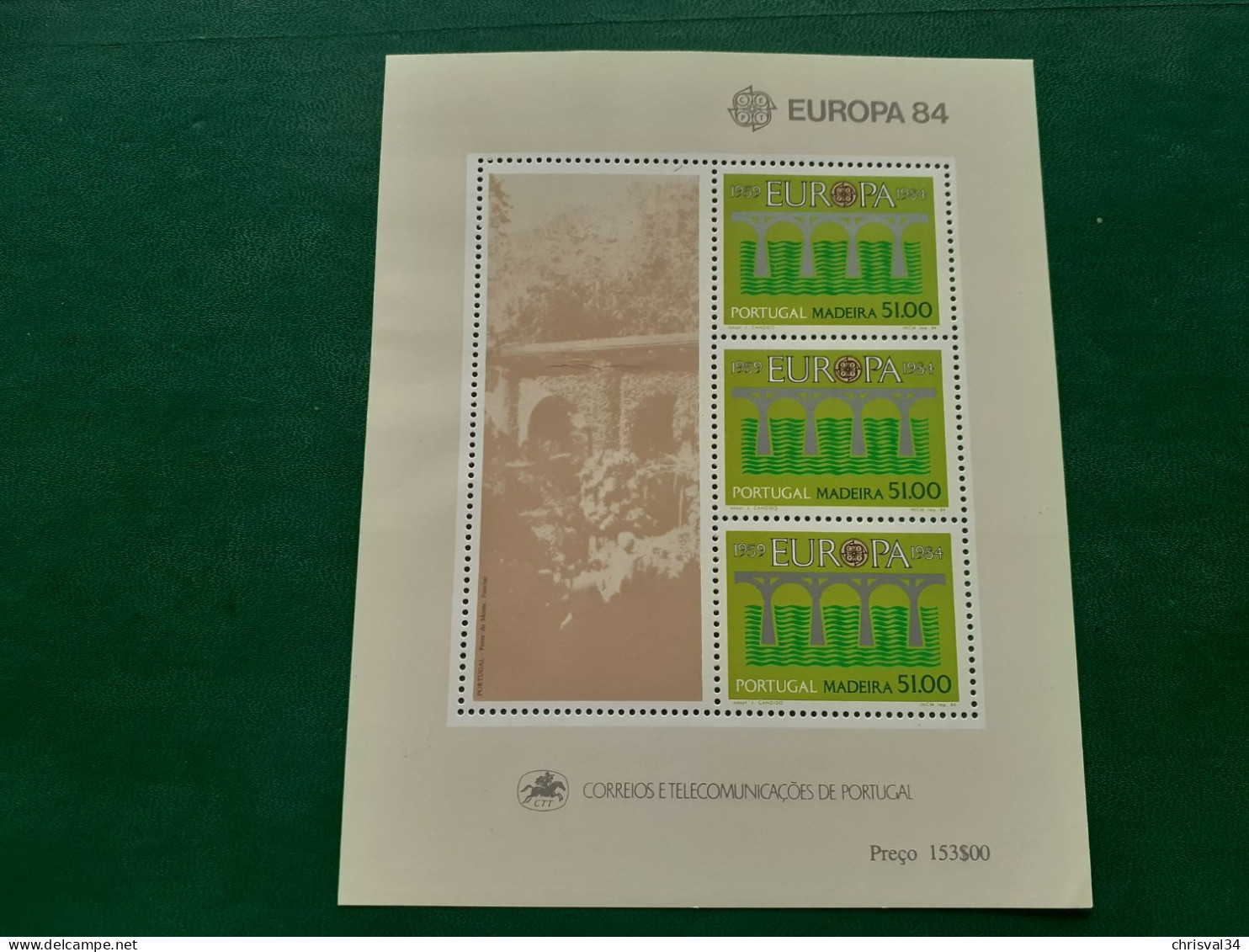 TIMBRES   MADERE  BLOC  FEUILLET  ANNEE  1984    N  5     NEUFS  LUXE** - Madère