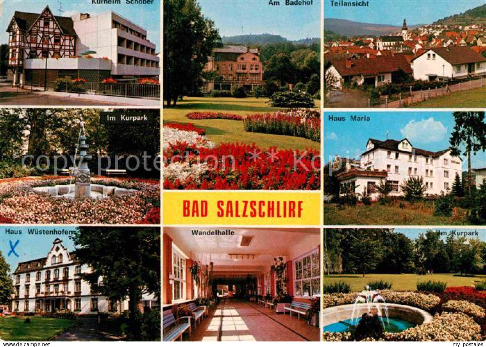 72889837 Bad Salzschlirf Kurheim Kurpark Kurhaeuser Badehof Wandelhalle Bad Salz - Andere & Zonder Classificatie