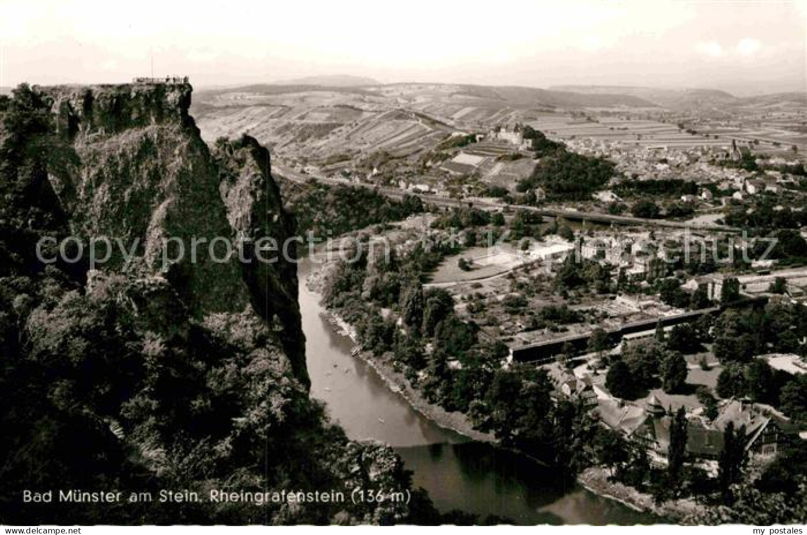 72889769 Bad Muenster Stein Ebernburg Panorama Rheingrafenstein Felsen Bad Muens - Andere & Zonder Classificatie