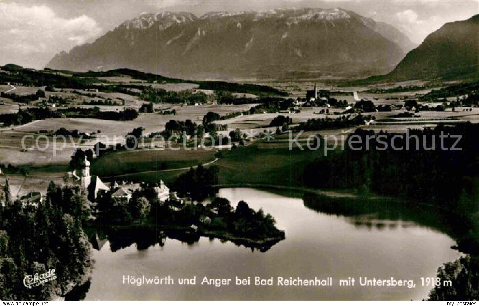 72889750 Bad Reichenhall Panorama Hoeglwoerth Und Anger Mit Untersberg Bad Reich - Bad Reichenhall