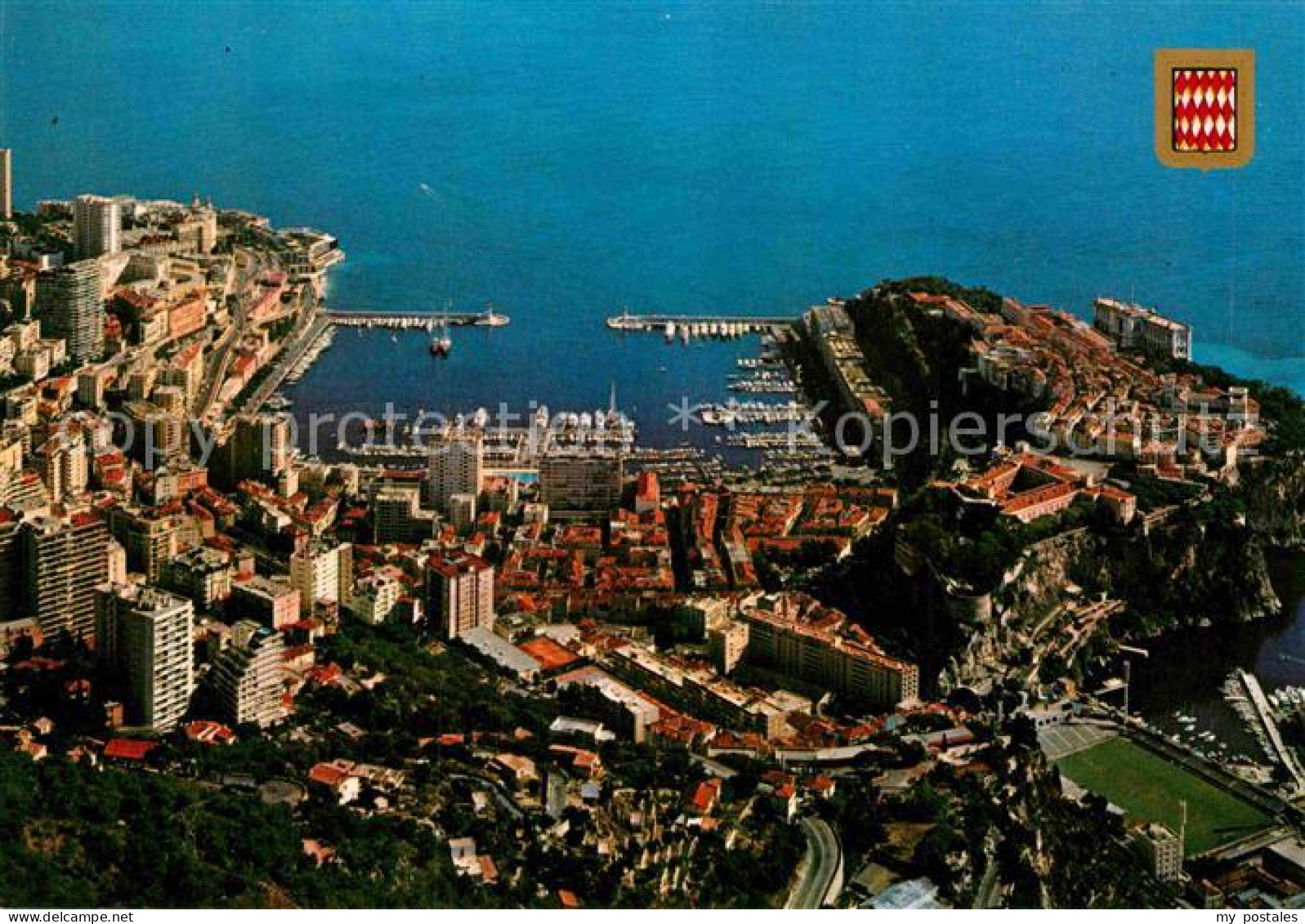 72889604 Monaco Fliegeraufnahme Principaute Hafen Monaco - Sonstige & Ohne Zuordnung