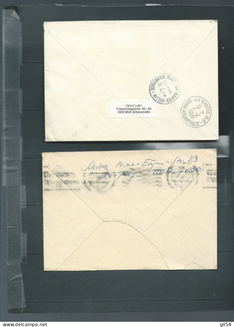 RDA- Lot De 4 Lettres Affranchies Dont ENTIERS, Cartes Postale , à éxaminer Pb199 - Other & Unclassified