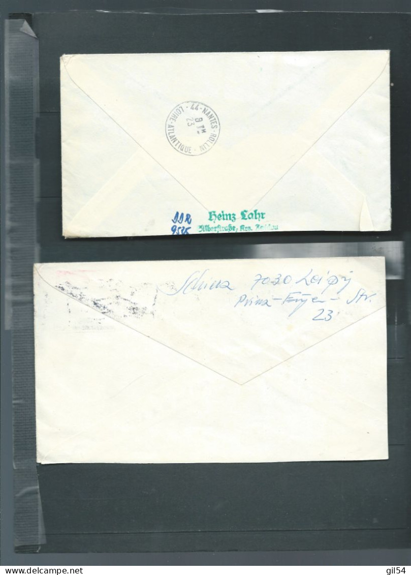 RDA- Lot De 4 Lettres Affranchies Dont ENTIERS, Cartes Postale , à éxaminer Pb199 - Other & Unclassified