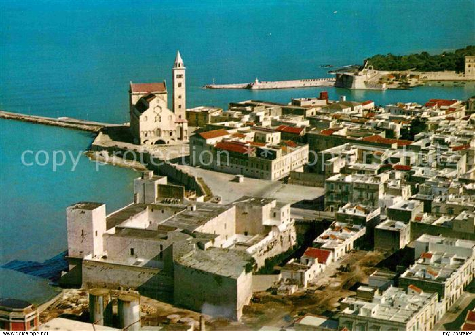 72889473 Trani Fliegeraufnahme Das Schwaebische Schloss Italien - Other & Unclassified