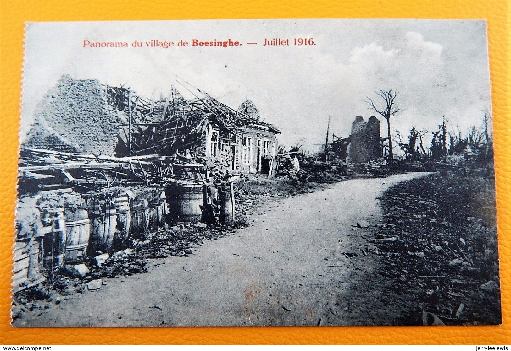 BOEZINGE -  BOESINGHE - Panorama Van Het Dorp  - Panorama Du Village  -  1916 - Ieper