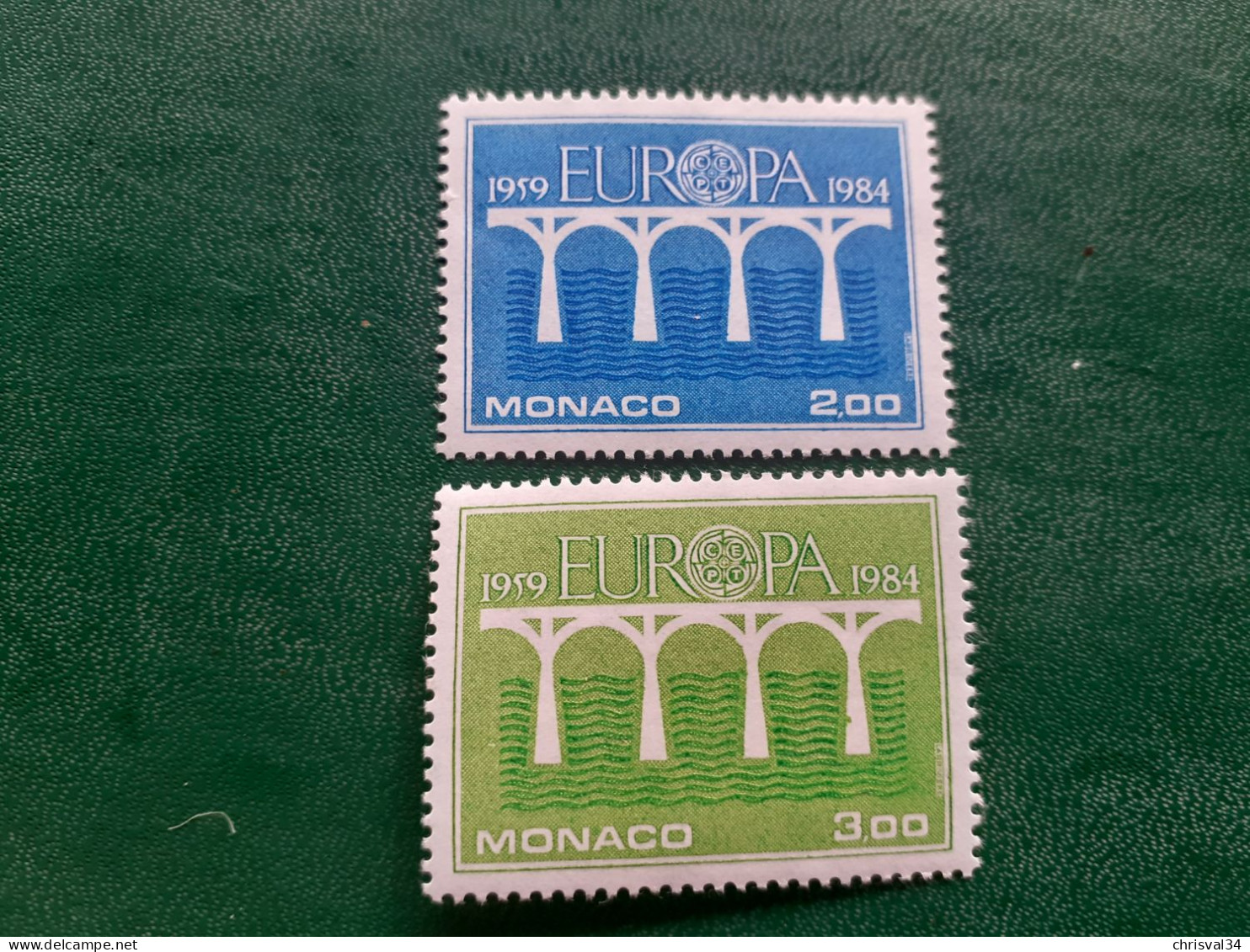 TIMBRES   MONACO  ANNEE  1984    N  1418  /  1419     NEUFS  LUXE** - Unused Stamps