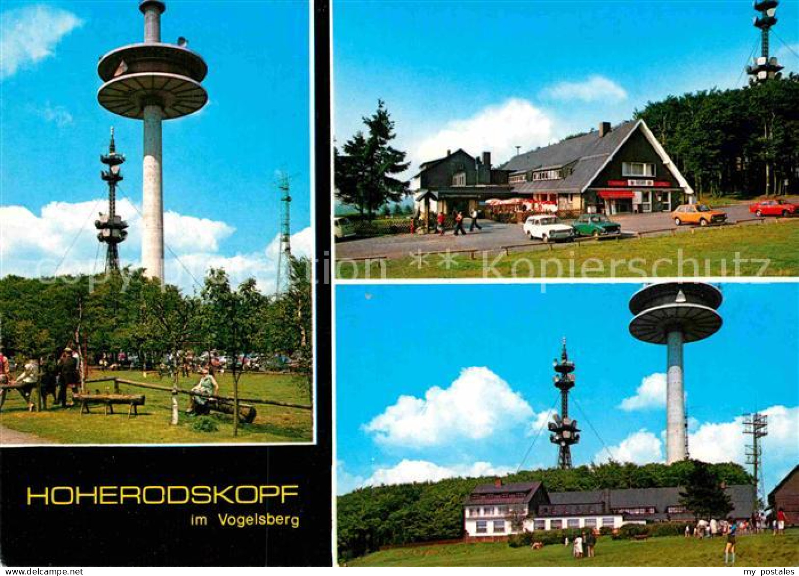 72889026 Hoherodskopf Schotten Berggasthof Sendetuerme Vogelsberg Schotten - Otros & Sin Clasificación