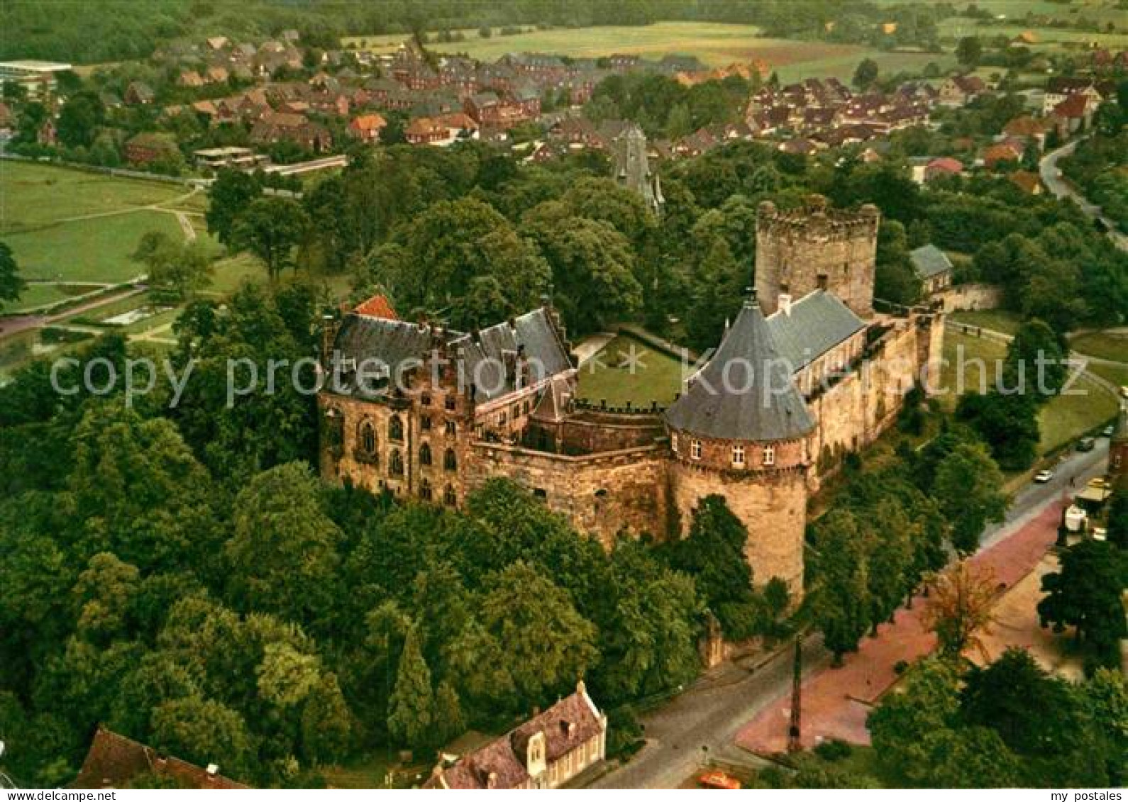 72889016 Bentheim Bad Fliegeraufnahme Schloss Bad Bentheim - Bad Bentheim