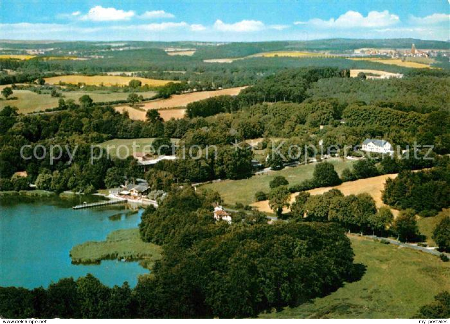 72888976 Uklei Sielbeck Fliegeraufnahme Mit Kellersee Sielbeck Uklei Eutin - Eutin