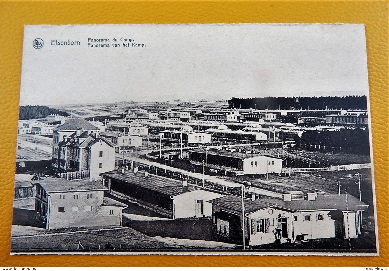 ELSENBORN  -  2 POSTKAARTEN - 2 CARTES : "Panorama Van Het Kamp" En "De Barakken" - " Panorama Et Les Baraques" - Bütgenbach