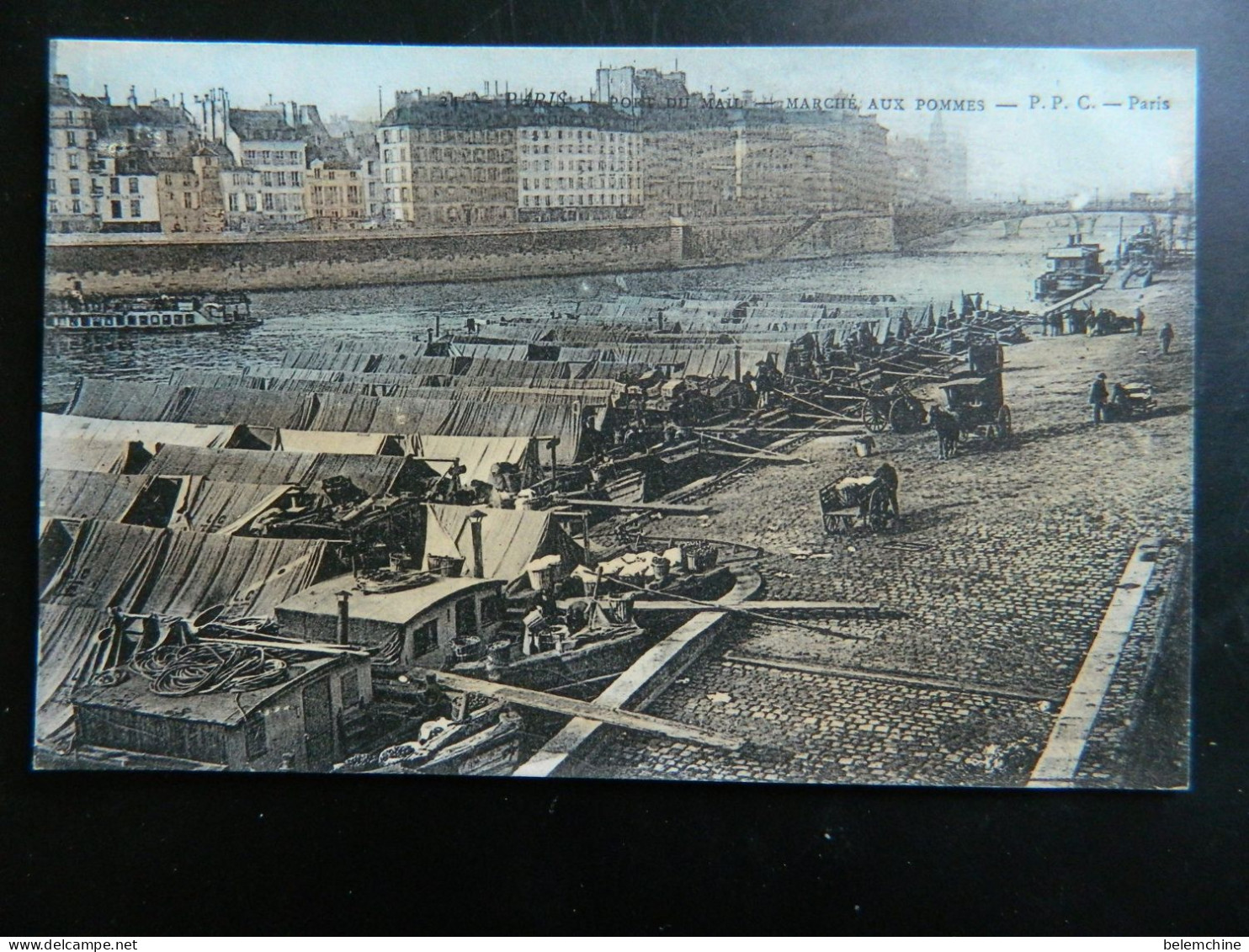 PARIS                                 PORT DU MAIL            MARCHE AUX POMMES - De Seine En Haar Oevers