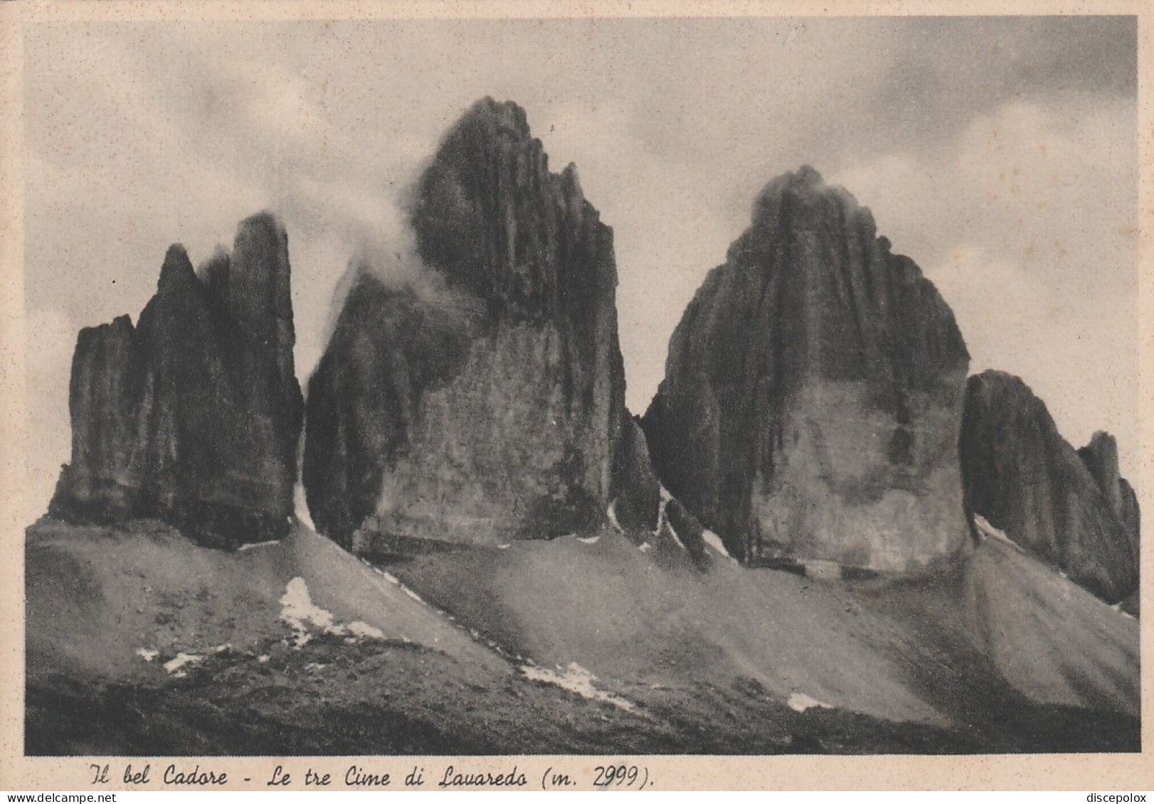 AD358 Tre Cime Di Lavaredo (Trento Belluno) - Panorama / Viaggiata 1947 - Sonstige & Ohne Zuordnung
