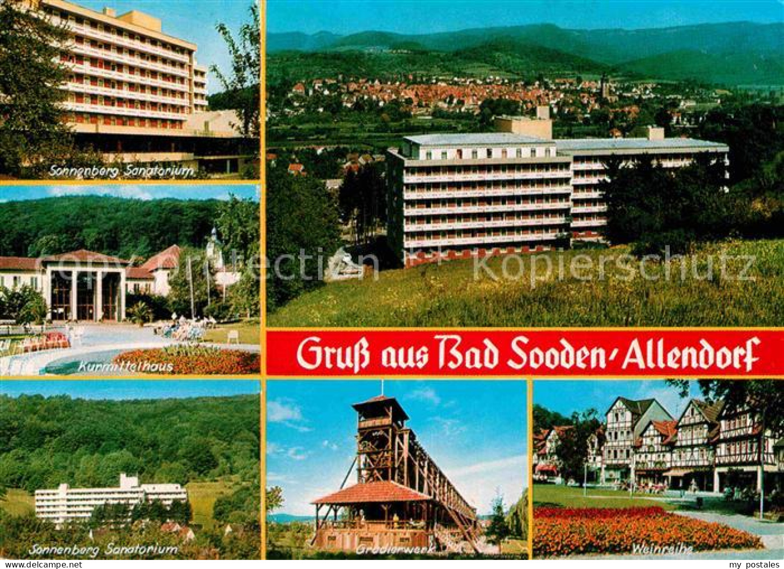 72888362 Bad Sooden-Allendorf Sonnenberg Sanatorium Kurmittelhaus Gradierwerk We - Bad Sooden-Allendorf