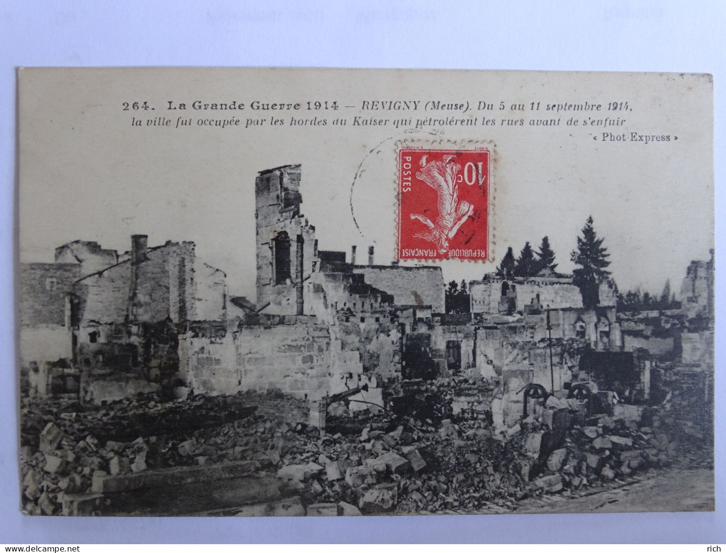 CPA 55  Guerre 1914 -   REVIGNY - Du 5 Au 11/09 1914 - La Ville Fut Occupée Par Les Hordes Du Kaiser - Revigny Sur Ornain