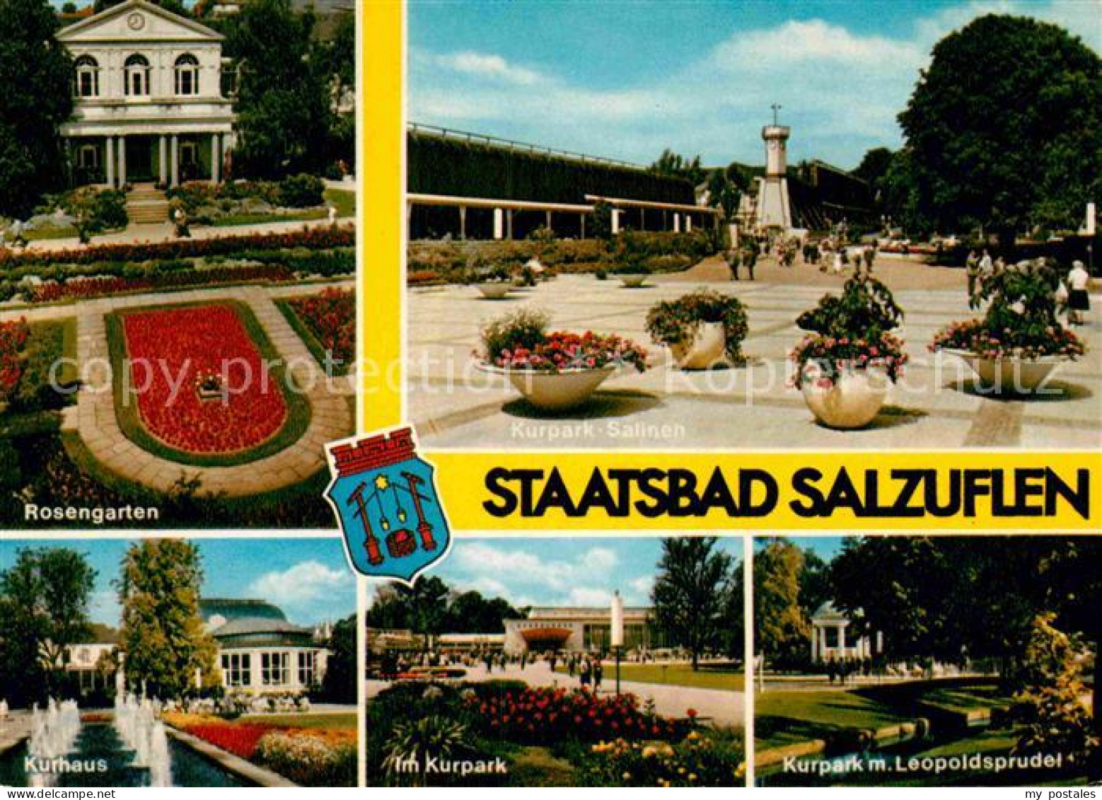 72888352 Bad Salzuflen Rosengarten Kurhaus Kurpark Leopoldssprudel Bad Salzuflen - Bad Salzuflen