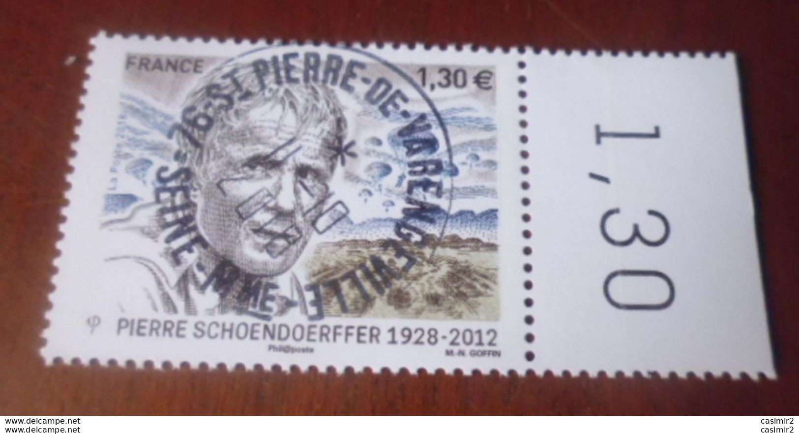 5265 OBLITERATION RONDE SUR TIMBRE NEUF  Pierre SCHENDOERFER - Used Stamps