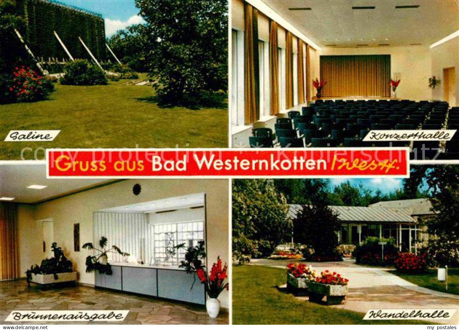 72888124 Bad Westernkotten Saline Brunnenausgabe Wandelhalle Konzerthalle Bad We - Andere & Zonder Classificatie