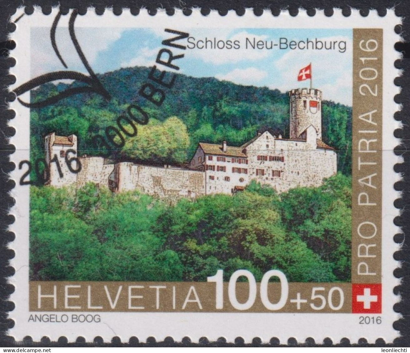 2016 Schweiz Pro Patria, Schloss Neu-Bechburg, Oensingen ⵙ Zum:CH B334, Mi:CH 2451, Yt:CH 2371 - Used Stamps