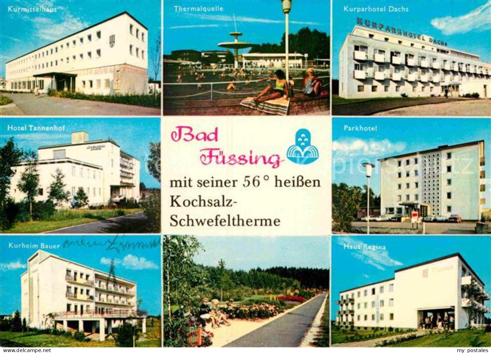 72887365 Bad Fuessing Schwefeltherme Kurmittelhaus Kurparkhotel Dachs Hotel-Tann - Bad Füssing