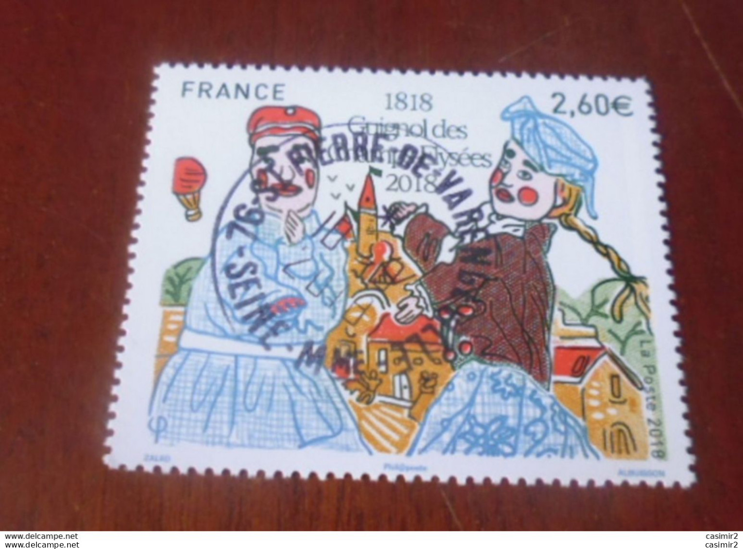 OBLITERATION RONDE SUR TIMBRE NEUF  5216 - Used Stamps